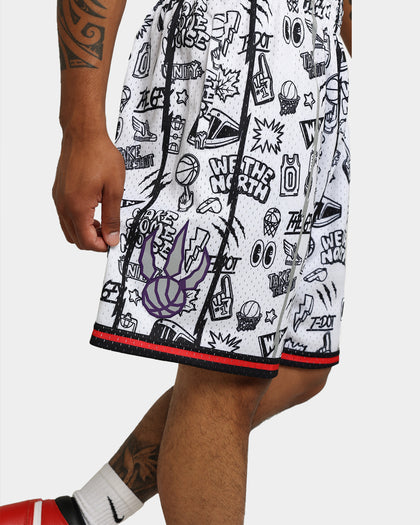 Mitchell & Ness Toronto Raptors 1998 Shorts White