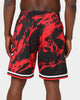 Mitchell & Ness Chicago Bulls Marble Swingman Shorts Red