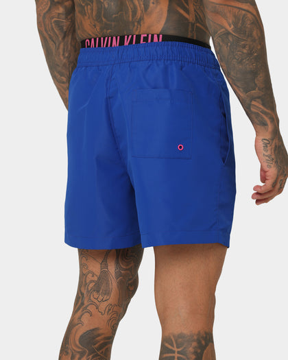 Calvin Klein Medium Double Waistband Swim Shorts Cobalt