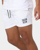 Calvin Klein Medium Double Waistband Swim Shorts Pvh Classic White