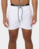 Calvin Klein Medium Double Waistband Swim Shorts Pvh Classic White