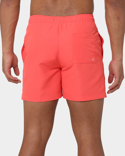 Calvin Klein Medium Drawstring Swim Shorts Coral Crush