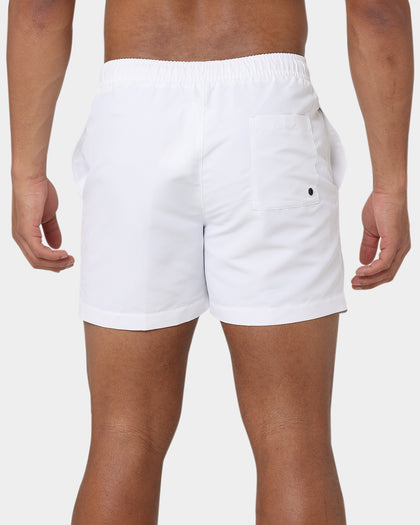 Calvin Klein Medium Drawstring Swim Shorts Pvh Classic White