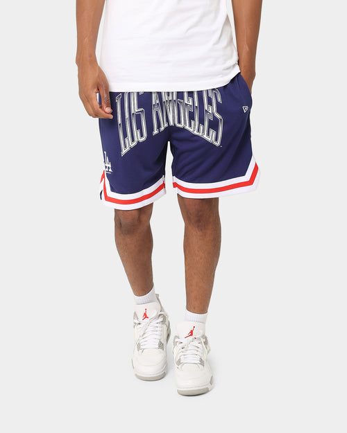 New Era Los Angeles Dodgers Gradient Mesh Shorts Dark Blue
