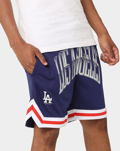 New Era Los Angeles Dodgers Gradient Mesh Shorts Dark Blue