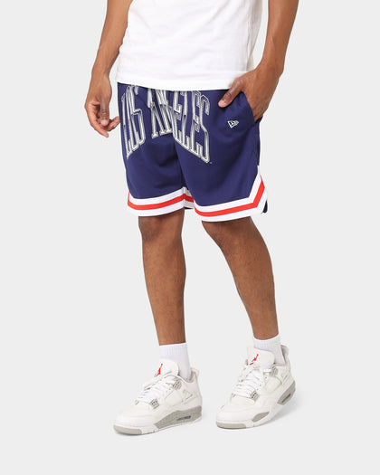 New Era Los Angeles Dodgers Gradient Mesh Shorts Dark Blue