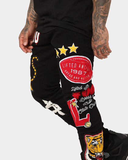 Lifted Anchors "Scholar" Denim Pants Black