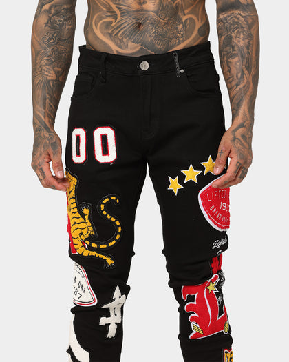 Lifted Anchors "Scholar" Denim Pants Black