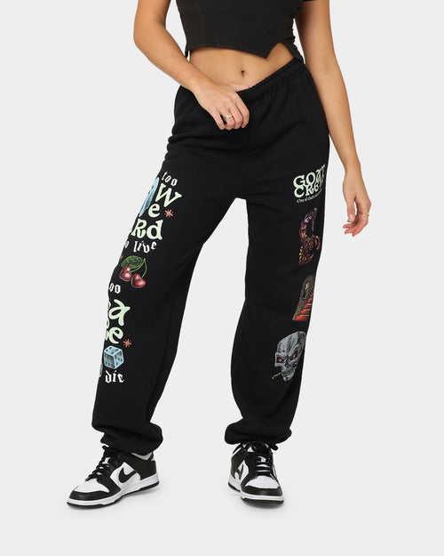 Goat Crew Too Weird To Live Tracksuit Pants Black