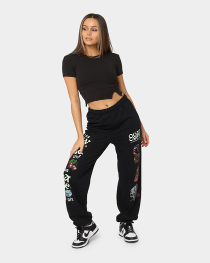 Goat Crew Too Weird To Live Tracksuit Pants Black
