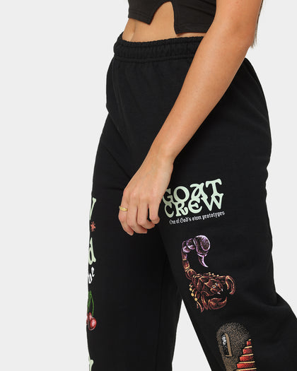 Goat Crew Too Weird To Live Tracksuit Pants Black