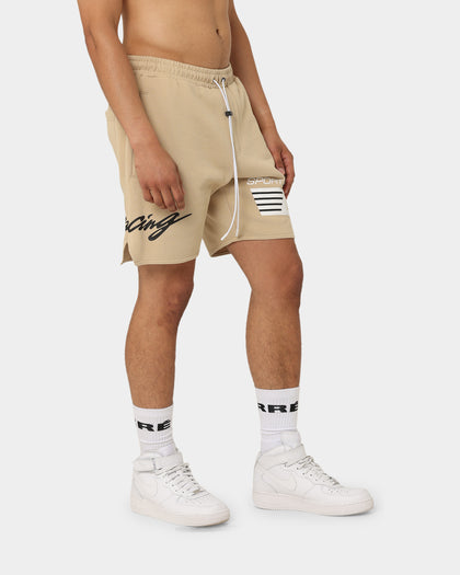 Carré Automobile Sweat Shorts Stone