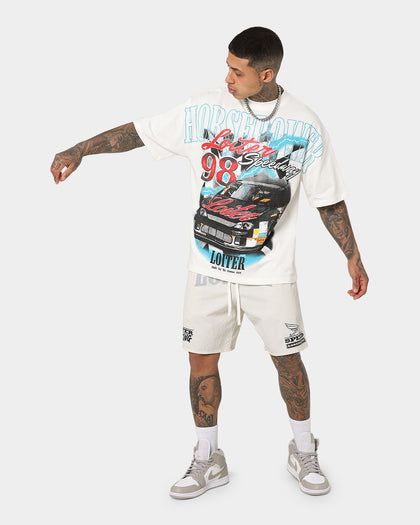 Loiter Roadrunner Beach Shorts Ecru