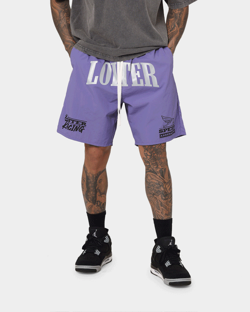 Loiter Roadrunner Beach Shorts Purple