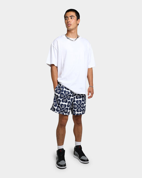 Guess Originals GUESS Originals X J Balvin Heart Print Swim Shorts Blackened Blue