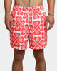 Guess Originals GUESS Originals X J Balvin Heart Print Swim Shorts Racer Red