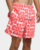 Guess Originals GUESS Originals X J Balvin Heart Print Swim Shorts Racer Red