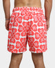 Guess Originals GUESS Originals X J Balvin Heart Print Swim Shorts Racer Red