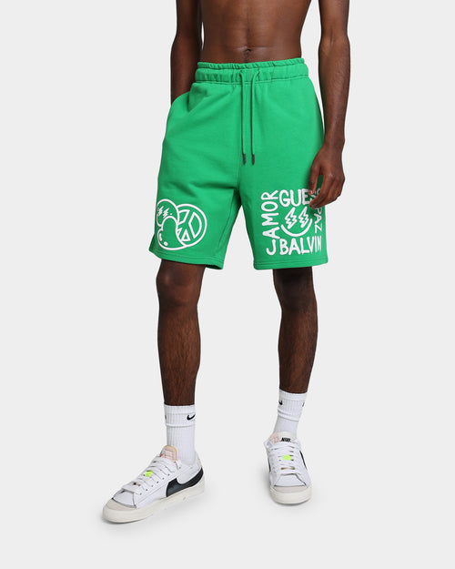 GUESS Originals X J Balvin Paz Shorts Vip Green