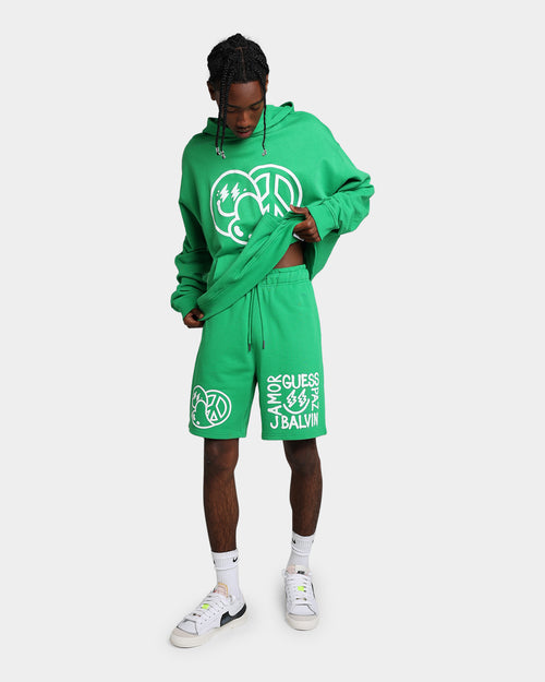 GUESS Originals X J Balvin Paz Shorts Vip Green