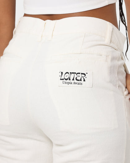 Loiter Utopia Linen Pants Ecru