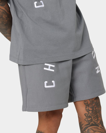 Champion Reverse Weave Arch Logo Shorts Calico Grey