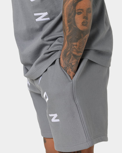 Champion Reverse Weave Arch Logo Shorts Calico Grey