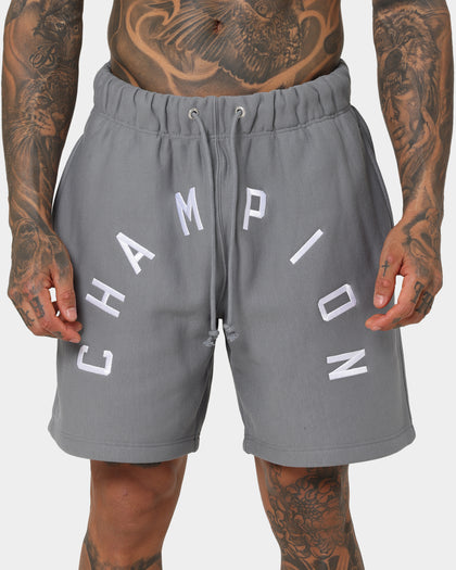 Champion Reverse Weave Arch Logo Shorts Calico Grey