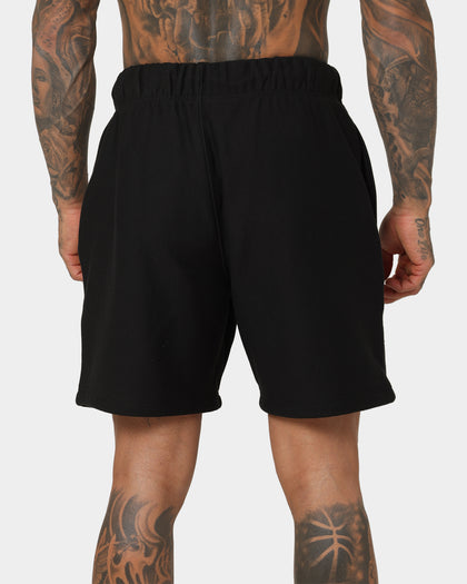Champion Reverse Weave Arch Logo Shorts Black/Gold