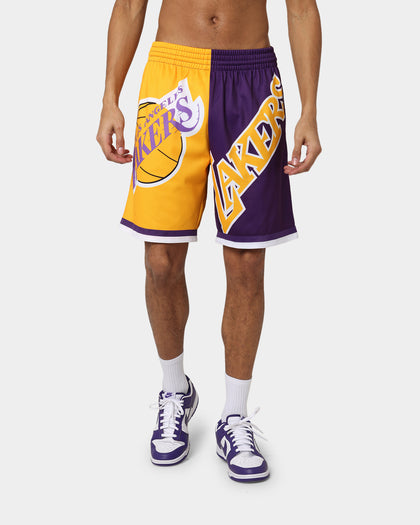 Mitchell & Ness Los Angeles Lakers Big Face 5.0 Shorts Yellow