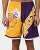 Mitchell & Ness Los Angeles Lakers Big Face 5.0 Shorts Yellow