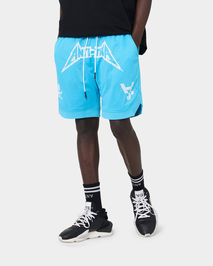 The Anti Order Heavy Metal Basketball Shorts Cyan