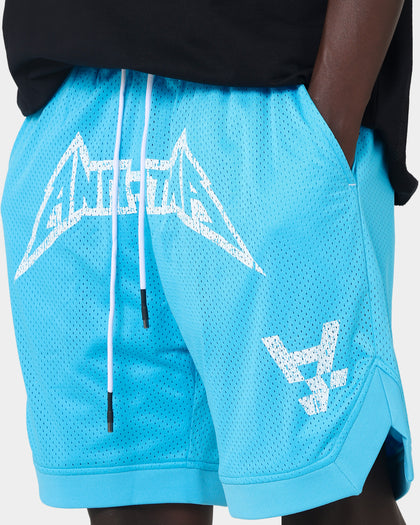 The Anti Order Heavy Metal Basketball Shorts Cyan