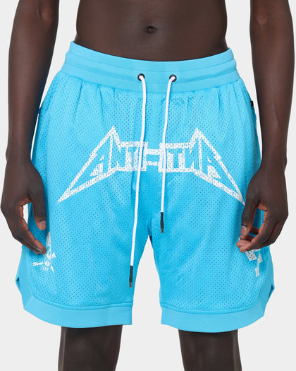 The Anti Order Heavy Metal Basketball Shorts Cyan