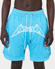 The Anti Order Heavy Metal Basketball Shorts Cyan