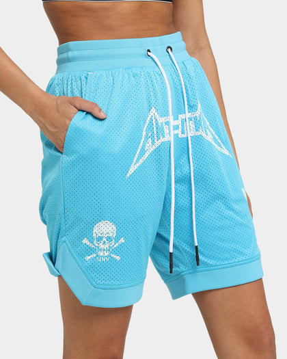 The Anti Order Heavy Metal Basketball Shorts Cyan