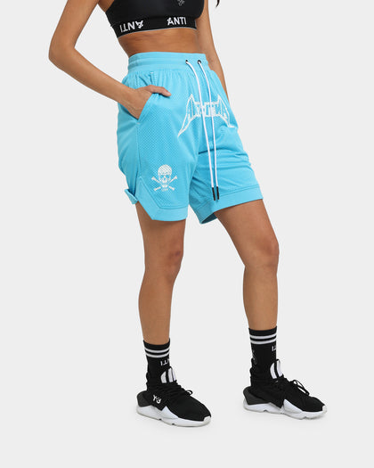 The Anti Order Heavy Metal Basketball Shorts Cyan
