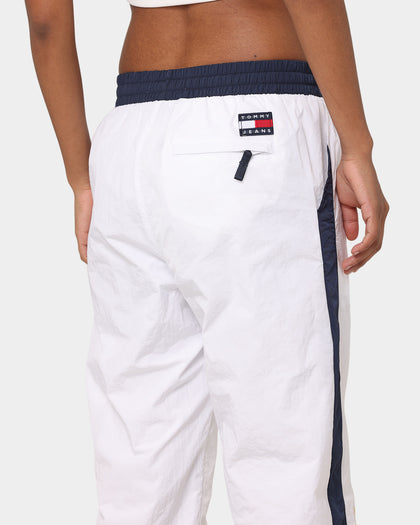 Tommy Jeans Women's TJW Archive Windpants White/Multi-Coloured