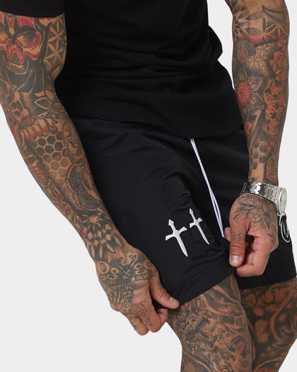 Saint Morta Fallen Beach Shorts Black/White