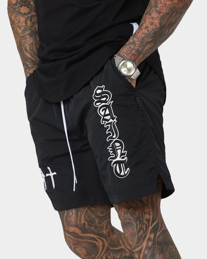 Saint Morta Fallen Beach Shorts Black/White