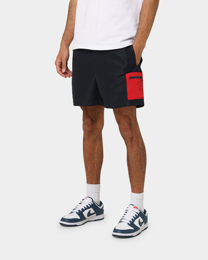 Tommy Hilfiger Logo Waistband Slim Fit Medium Drawstring Shorts Desert Sky