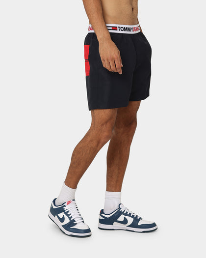 Tommy Hilfiger Logo Waistband Slim Fit Medium Drawstring Shorts Desert Sky