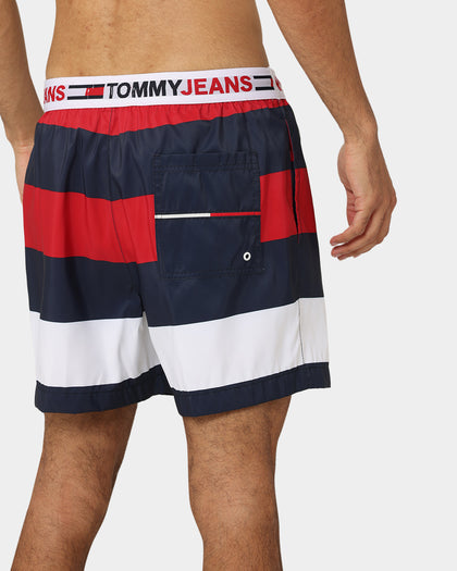 Tommy Hilfiger Logo Waistband Slim Fit Medium Drawstring Shorts Tommy Jeans Rug