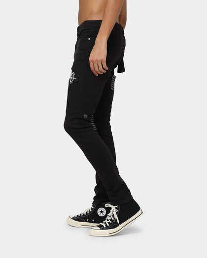KSUBI Chitch K Patch Ace Jeans Black