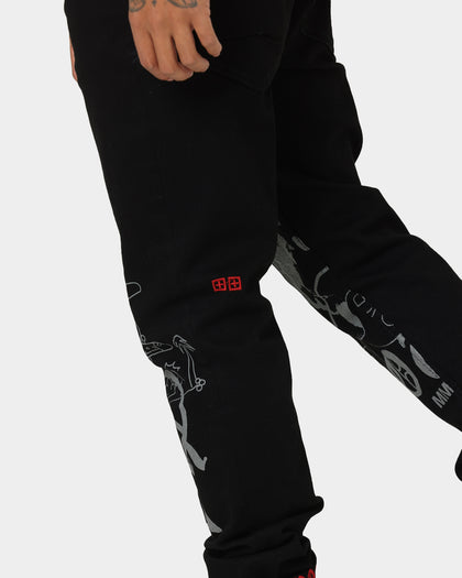 Ksubi Van Winkle Devil Jeans Black