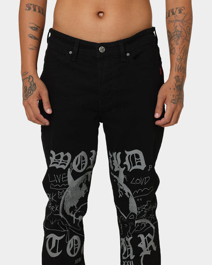 Ksubi Van Winkle Devil Jeans Black