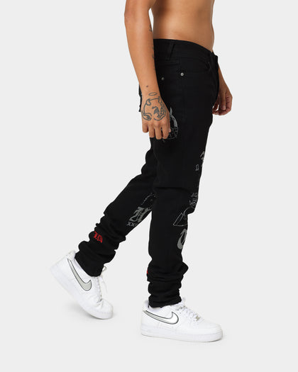 Ksubi Van Winkle Devil Jeans Black