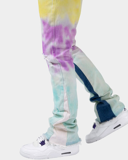 MNML B412 Flare Denim Jeans Multi