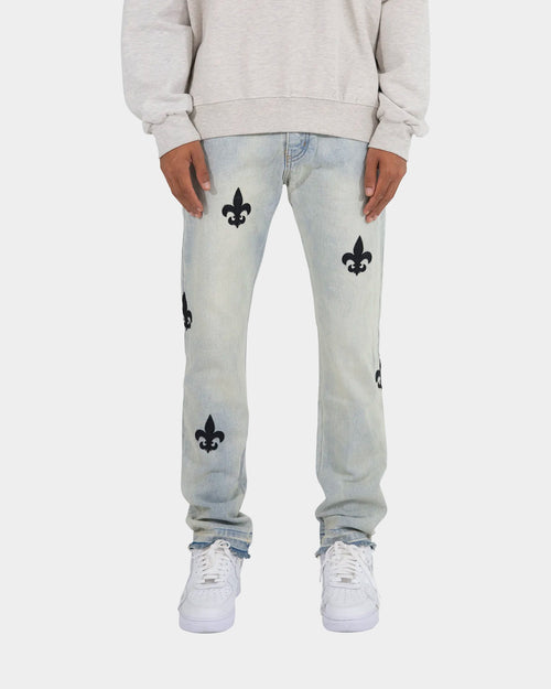 MNML D112 Fleur Denim Jeans Blue