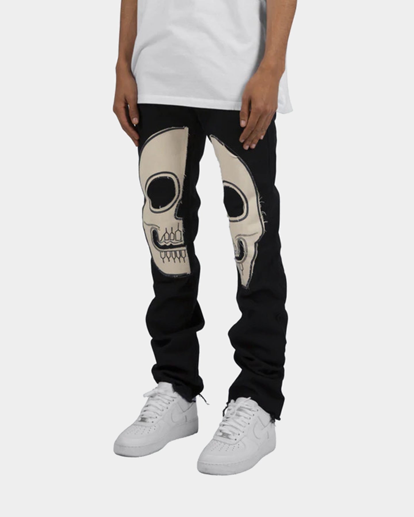 MNML D181 Denim Jeans Black/White | Culture Kings US